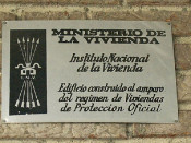 placa franquista