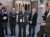 Puigdemont, Royo (Diplocat), Mariton (conservador francès), Gagnaire (centrista), Anglada, Bleunven (socialista) i Romeva