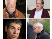 Els principals imputats del cas Pretòria, Macià Alavedra , Lluís Prenafeta, Bartomeu Muñoz i Luis Andrés García Sáez (Luigi)