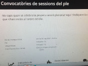 El web del consell comarcal no parla del ple de demà