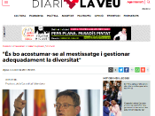 L'entrevista a Ximo Puig, publicada al renovat diari La Veu