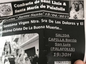 Un pamflet que Bermán ha repartit a les escoles de Palafolls