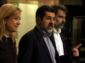 jordi cuixart, jordi sanchez, neus lloveras, ami, omnium, assemblea