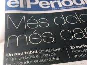 Mentides a la portada de El Periódico