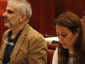 Carrizosa i Sierra, en un moment de la Comissió d'Afers Institucionals avui