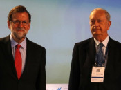 Rajoy amb el president del Cercle d'Economia, Juan José Bruguera
