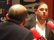 Oriol Junqueras durant l'entrevista a 'El Món a RAC1'