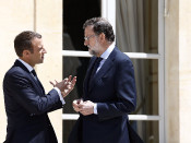 Emmanuel Macron i Mariano Rajoy