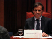 El director de l'agència de detectius Método 3, Francisco Marco, a la comissió d'investigació sobre el frau