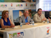 L'alcalde de Salou, Pere Granados, durant la presentació del Festival Internacional de Música Costa Daurada
