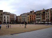 plaça major, vic, osona