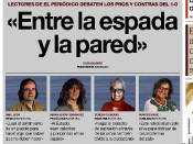 Portada del diumenge 23 d'agost d'El Periódico