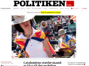 politiken, diari, danes, dinamarca, carles puigdemont, referendum