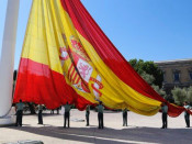 Una bandera espanyola, en una imatge d'arxiu