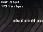 Imatge de la convocatòria dels antifeixistes