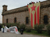 JERC estelada castell montjuic