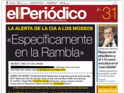 Portada de 'El Periódico' d'aquest dijous