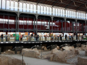 Visió del Born Centre Cultural, des del seu jaciment històric