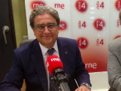 Enric Millo als estudis de Ràdio 4 RNE