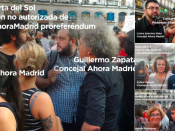 Imatge dels regidors d'Ahora Podemos assenyalats pel PP