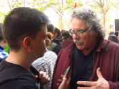 Joan Tardà durant la conversa amb @joansole_