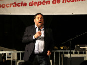 El vicepresident del Govern, Oriol Junqueras, a l'acte d'Universitats per la República