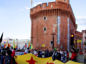 Perpinyà, manifestació, tractat dels pirineus, castellet, estelada
