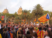 Ambient festiu al passeig Lluís Companys