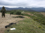 Imatge general del camp de tir de la base militar Álvarez de Castro, a Sant Climent Sescebes