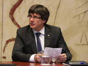 El President Puigdemont, en una imatge d'arxiu