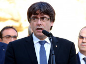 Pla curt del president de la Generalitat, Carles Puigdemont