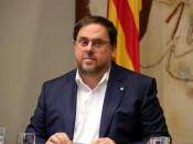 Primer pla del vicepresident i conseller d'Economia, Oriol Junqueras