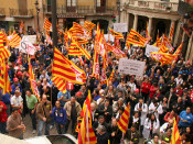 Manifestació a Berga contra el tancament