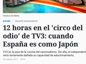 Captura de pantalla de l'article de 'El Español'