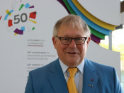 El president de l'Assemblea Nacional del Quebec, Jacques Chagnon, a l'Assemblea Parlamentària de la Francofonia a Luxemburg