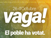 El cartell que anuncia la vaga dels estudiants