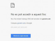 Captura de pantalla del web del govern