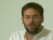 Imatge del líder de Podem Catalunya, Albano Dante Fachin, en roda de premsa