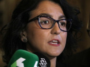 Primer plànol de la portaveu del PSC, Eva Granados