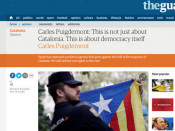 Article de Carles Puigdemont a ‘The Guardian’