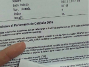 Imatge amb que un usuari a les xarxes socials denuncia les suposades irregularitats