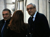 De cares, els lletrats del PDeCAT Xavier Melero (dreta) i l'advocat de Nuet, Enrique Santiago