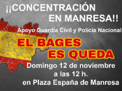 Imatge que anuncia la manifestació espanyolista a Manresa
