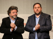 Antoni Castellà i Oriol Junqueras, en una imatge d'arxiu