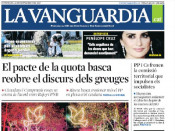 Portada de La Vanguardia el 24 de novembre