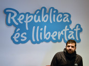 Ruben Wagensberg, a la seu nacional d'ERC