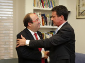 Miquel Iceta amb Manuel Valls