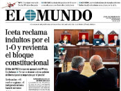 Portada de El Mundo el 14 de desembre