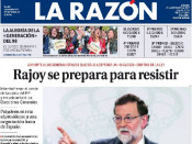 Portada de la Razón el 23 de desembre
