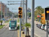 El tramvia per la Diagonal